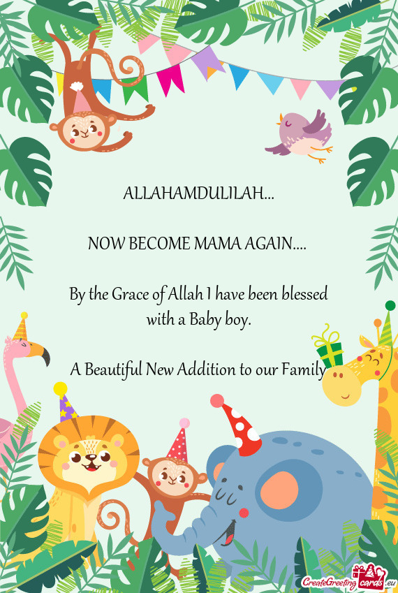 NOW BECOME MAMA AGAIN