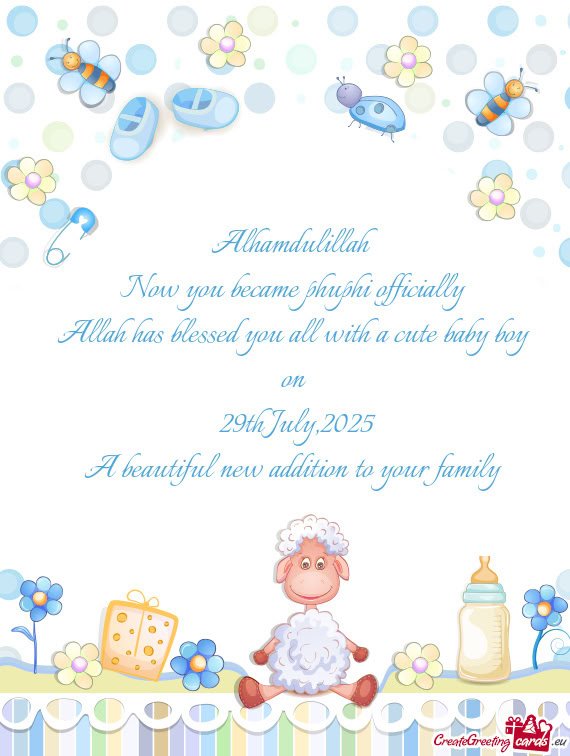 Now you became phuphi officially