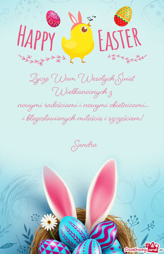 Nowymi radościami i nowymi obietnicami…