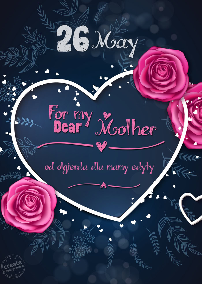 Od olgierda dla mamy edyty