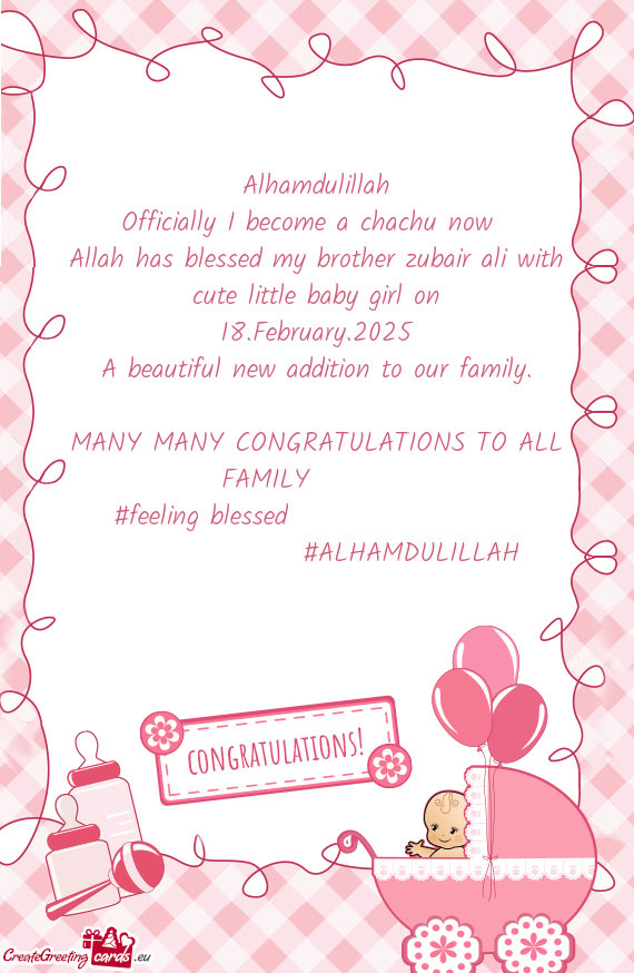 Officially I become a chachu now😍