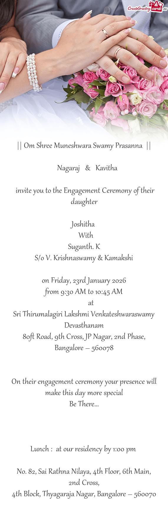 || Om Shree Muneshwara Swamy Prasanna ||