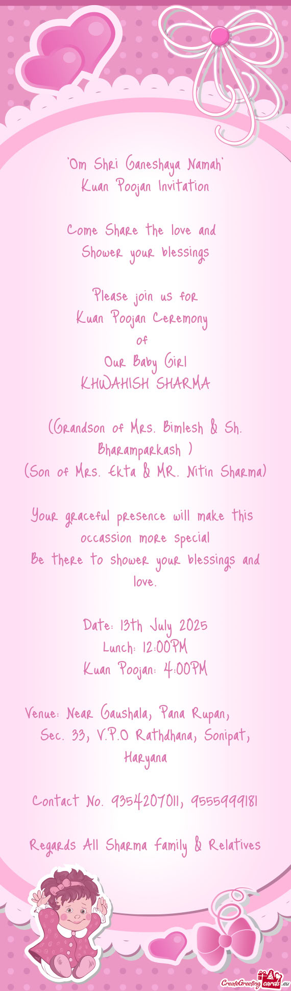 "Om Shri Ganeshaya Namah"