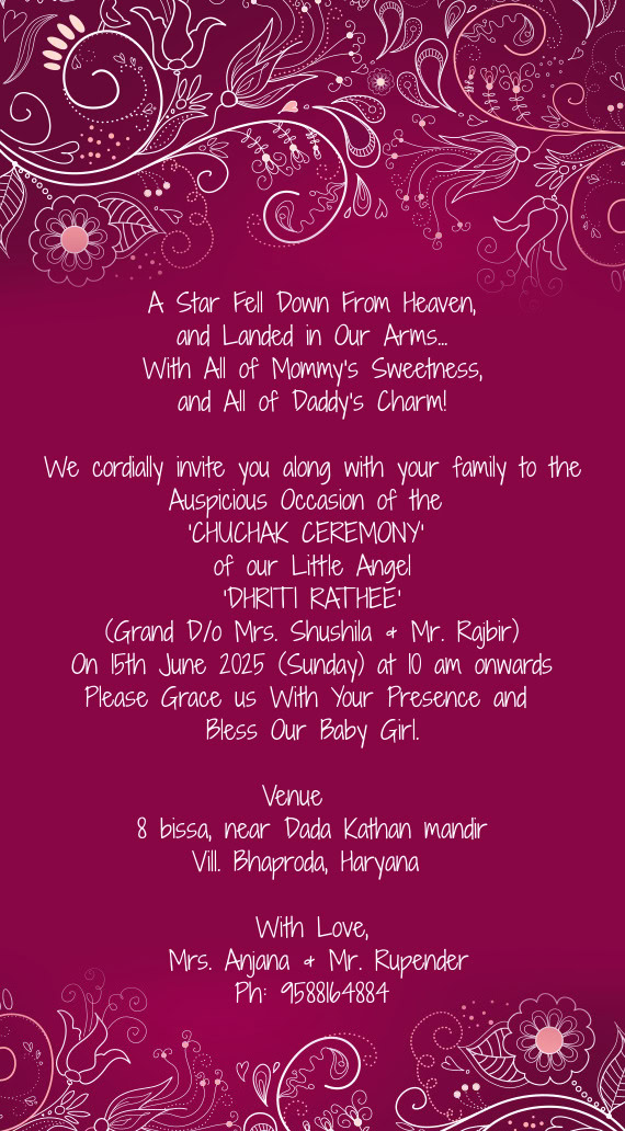 On 15th June 2025 (Sunday) at 10 am onwards