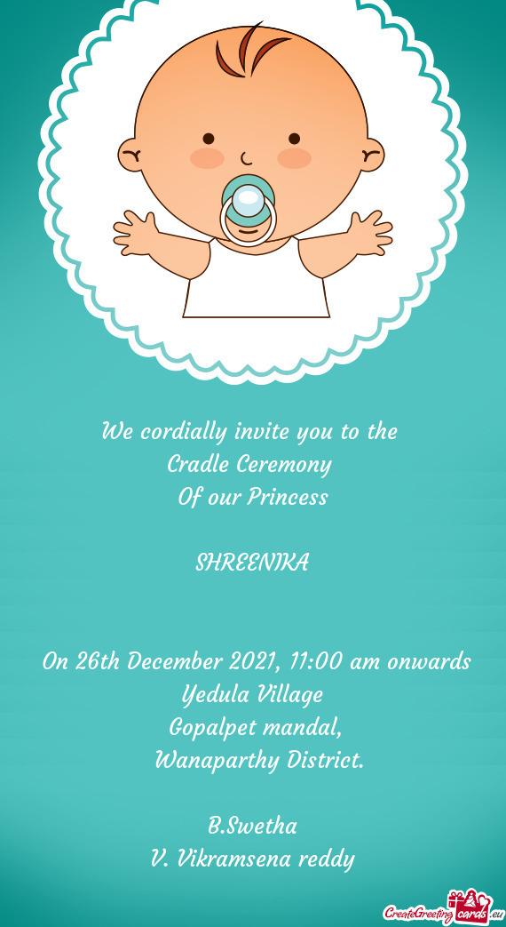 On 26th December 2021, 11:00 am onwards