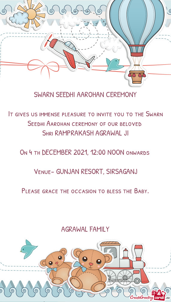 On 4 th DECEMBER 2021, 12:00 NOON onwards