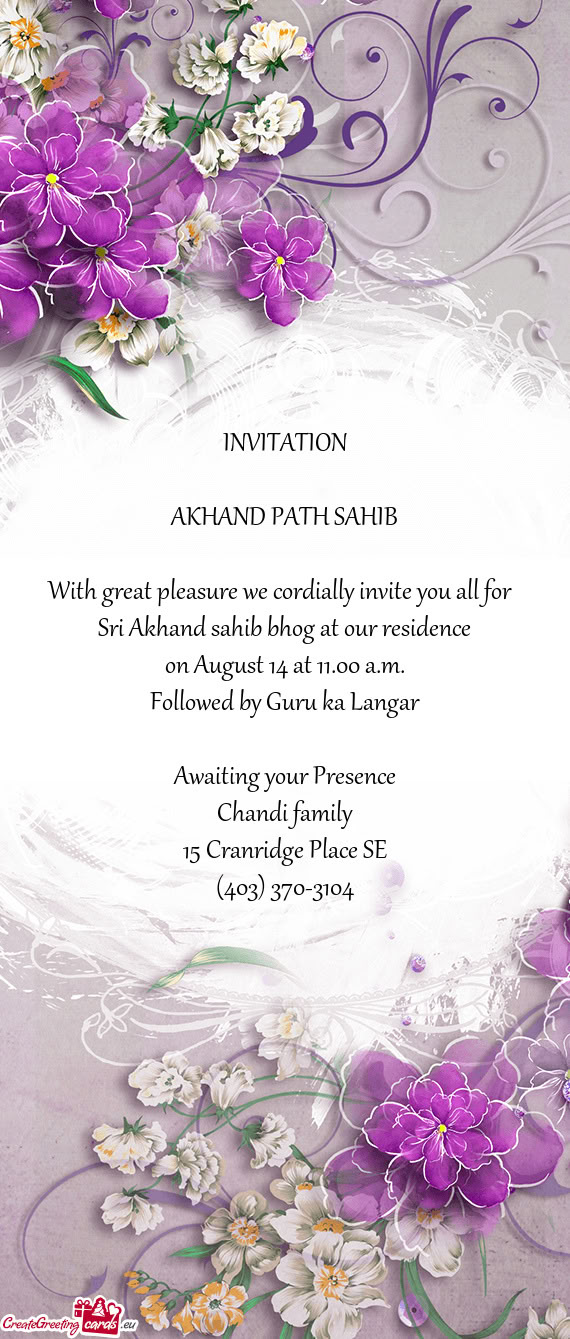 On August 14 at 11.00 a.m