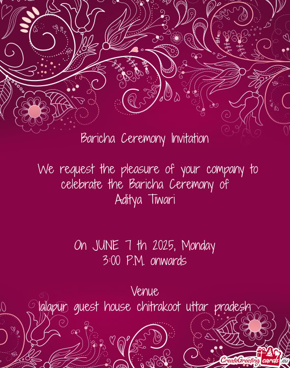 On JUNE 7 th 2025, Monday