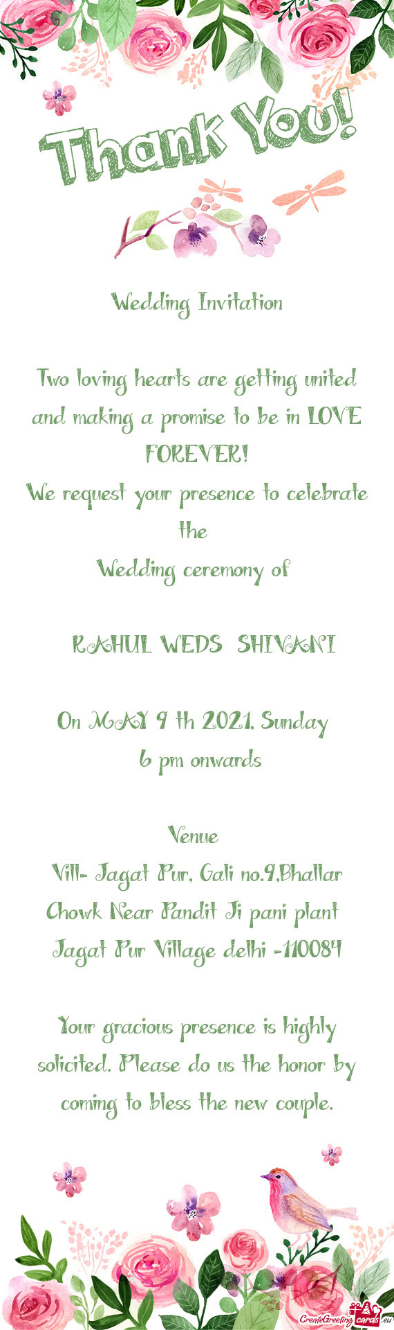 On MAY 9 th 2021, Sunday