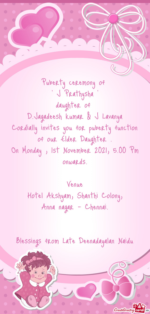 On Monday , 1st November 2021, 5.00 Pm onwards