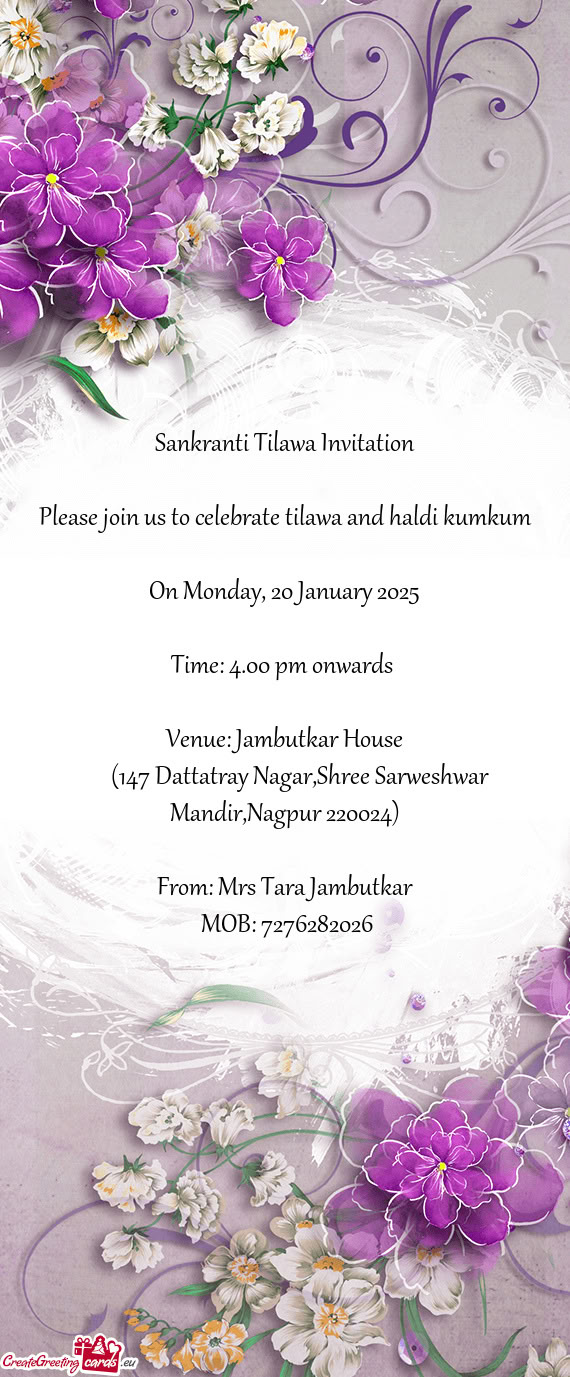 On Monday, 20 January 2025