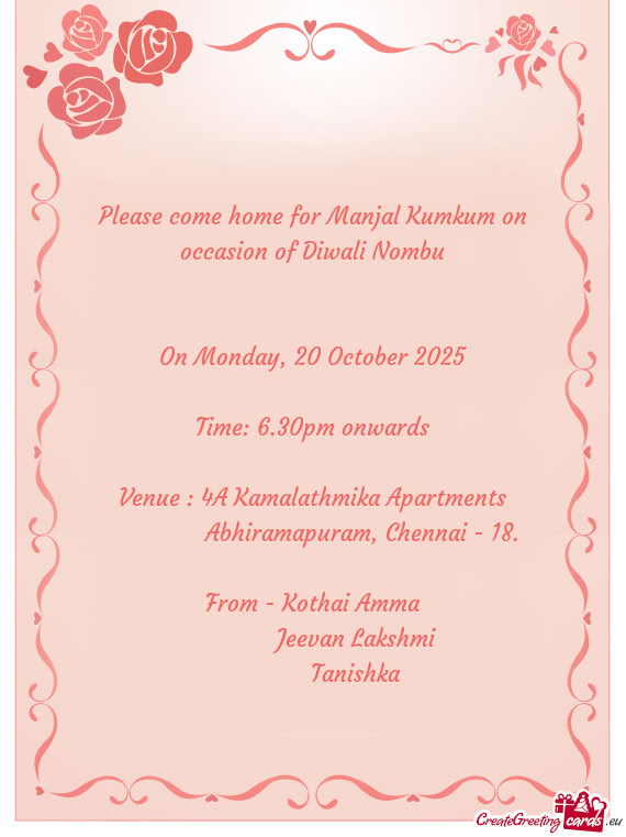 On Monday, 20 October 2025