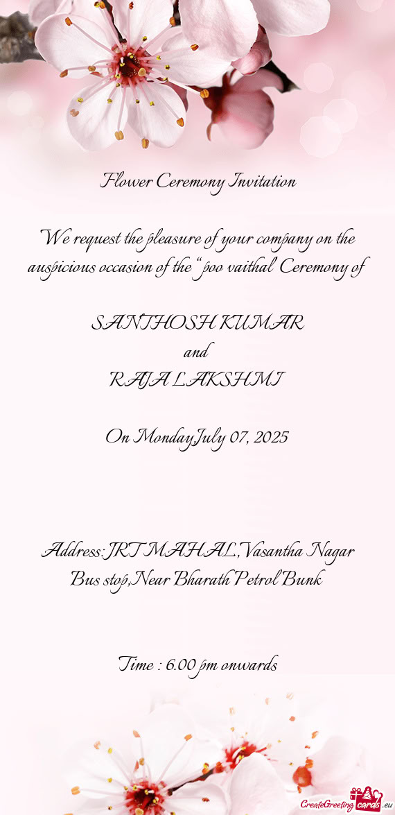 On Monday,July 07, 2025