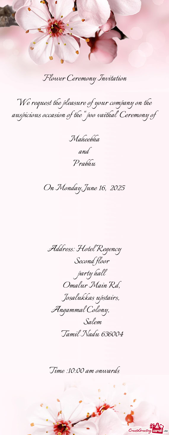 On Monday, June 16, 2025