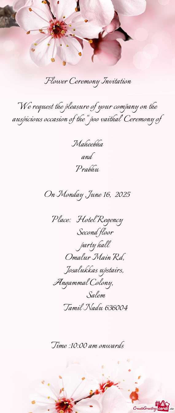 On Monday , June 16, 2025