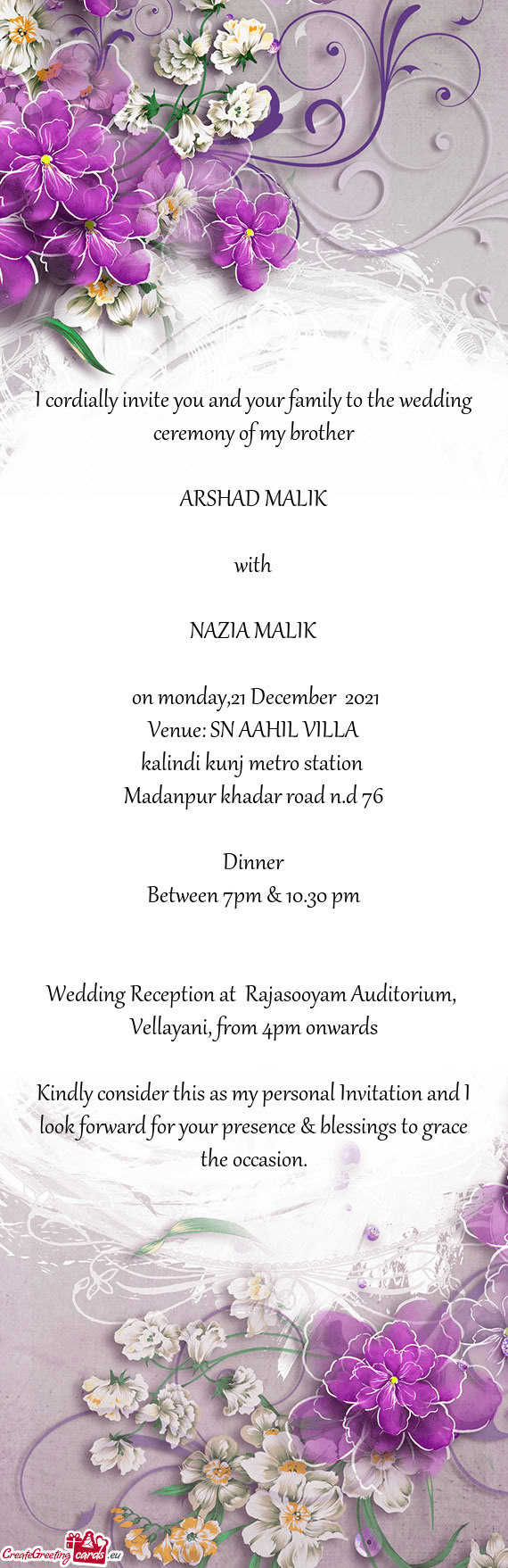 On monday,21 December 2021