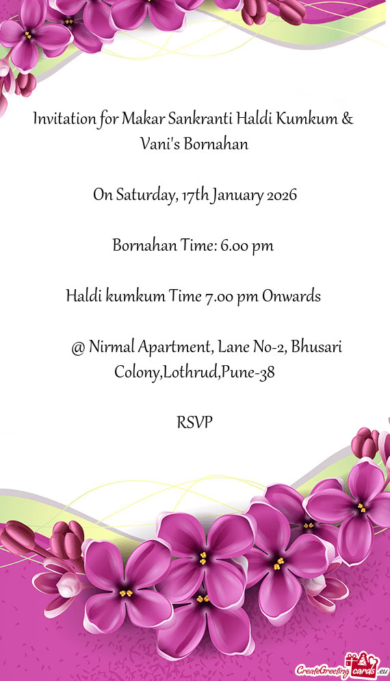 On Saturday, 17th January 2026