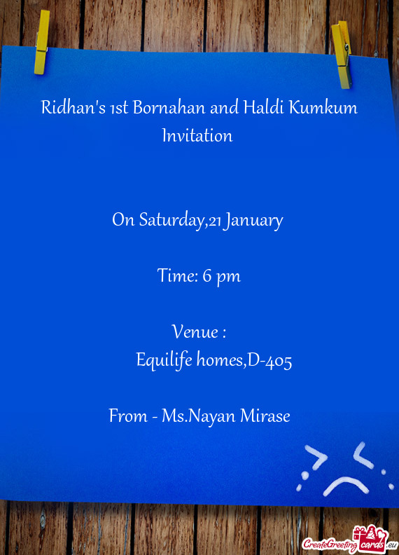 On Saturday,21 January