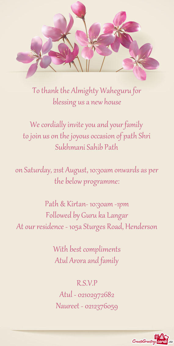 On Saturday, 21st August, 10:30am onwards as per the below programme: