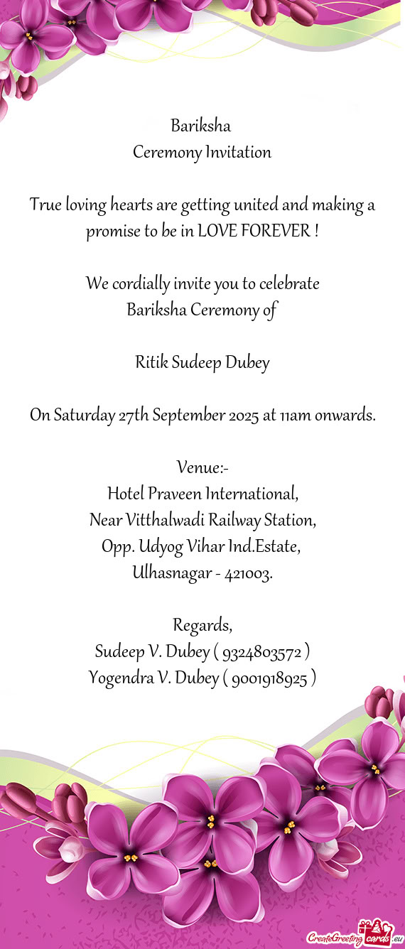 On Saturday 27th September 2025 at 11am onwards