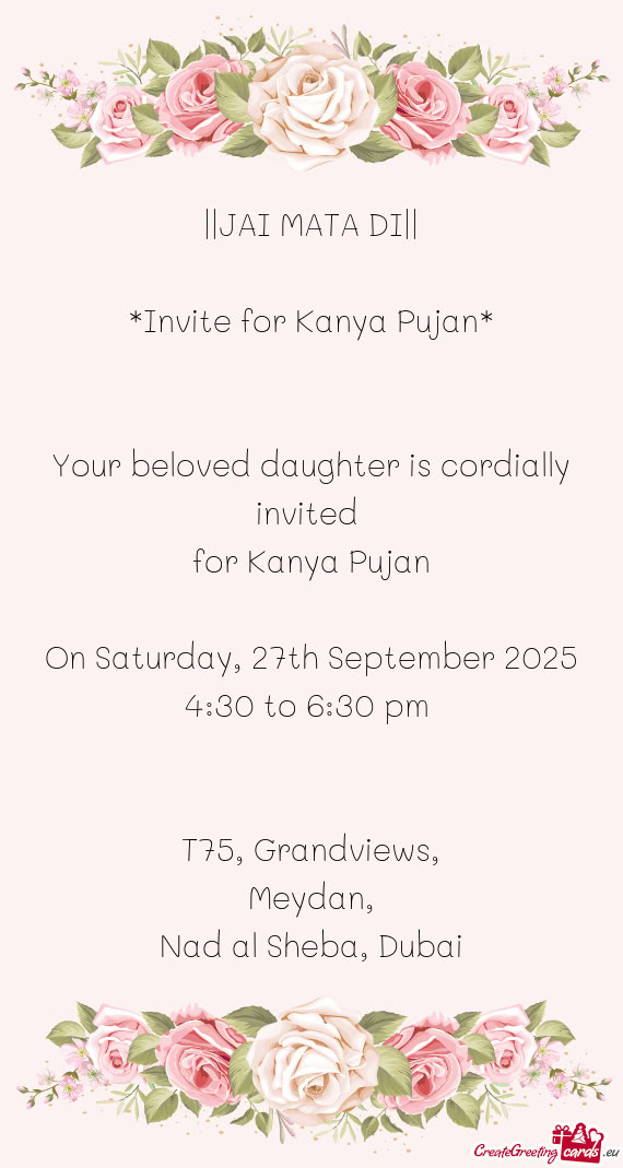 On Saturday, 27th September 2025