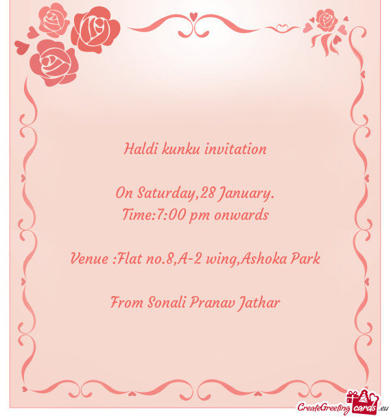 On Saturday,28 January