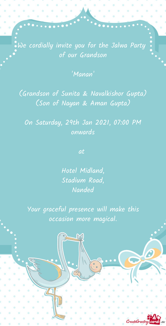 On Saturday, 29th Jan 2021, 07:00 PM onwards