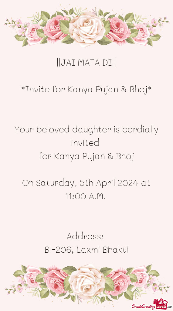 On Saturday, 5th April 2024 at