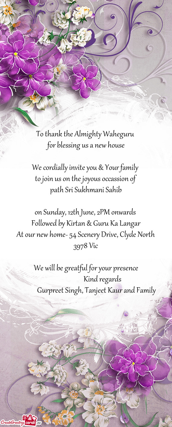 On Sunday, 12th June, 2PM onwards