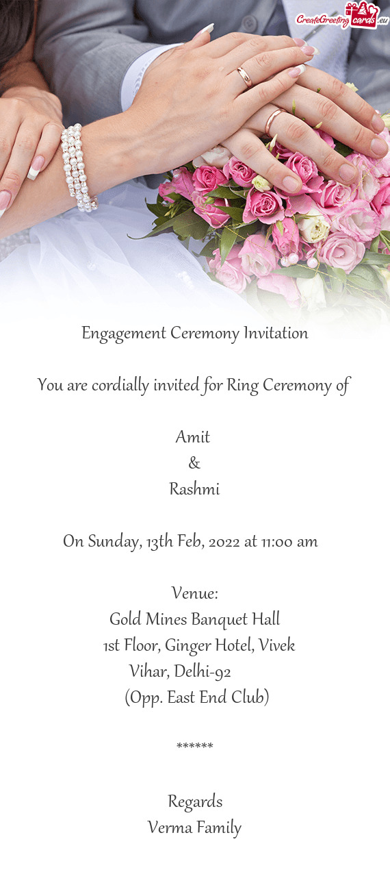 On Sunday, 13th Feb, 2022 at 11:00 am