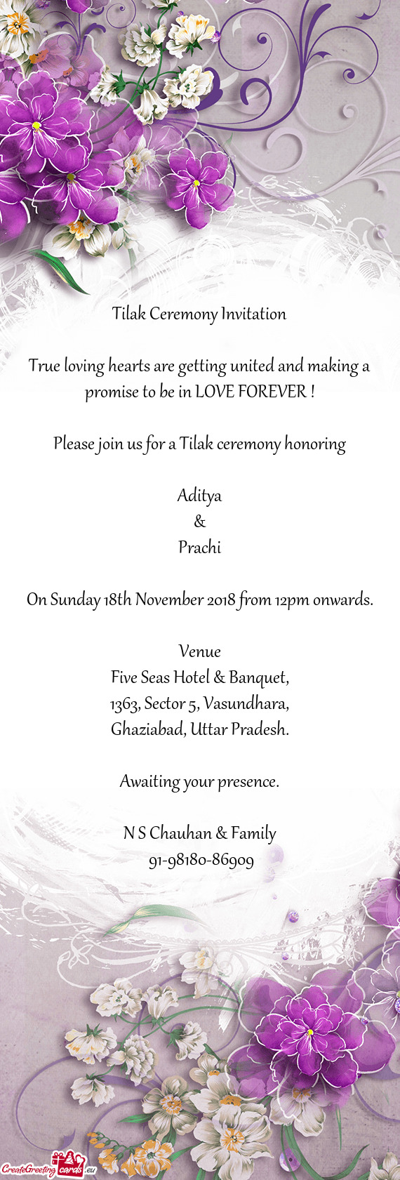 On Sunday 18th November 2018 from 12pm onwards