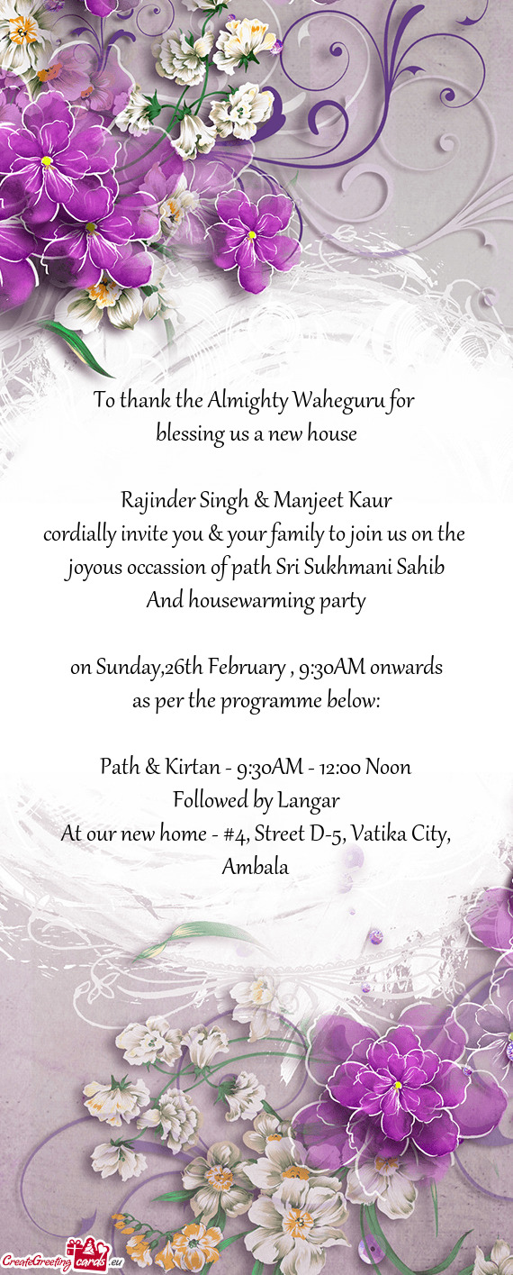 On Sunday,26th February , 9:30AM onwards