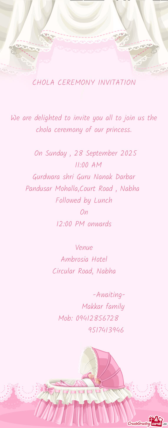 On Sunday , 28 September 2025