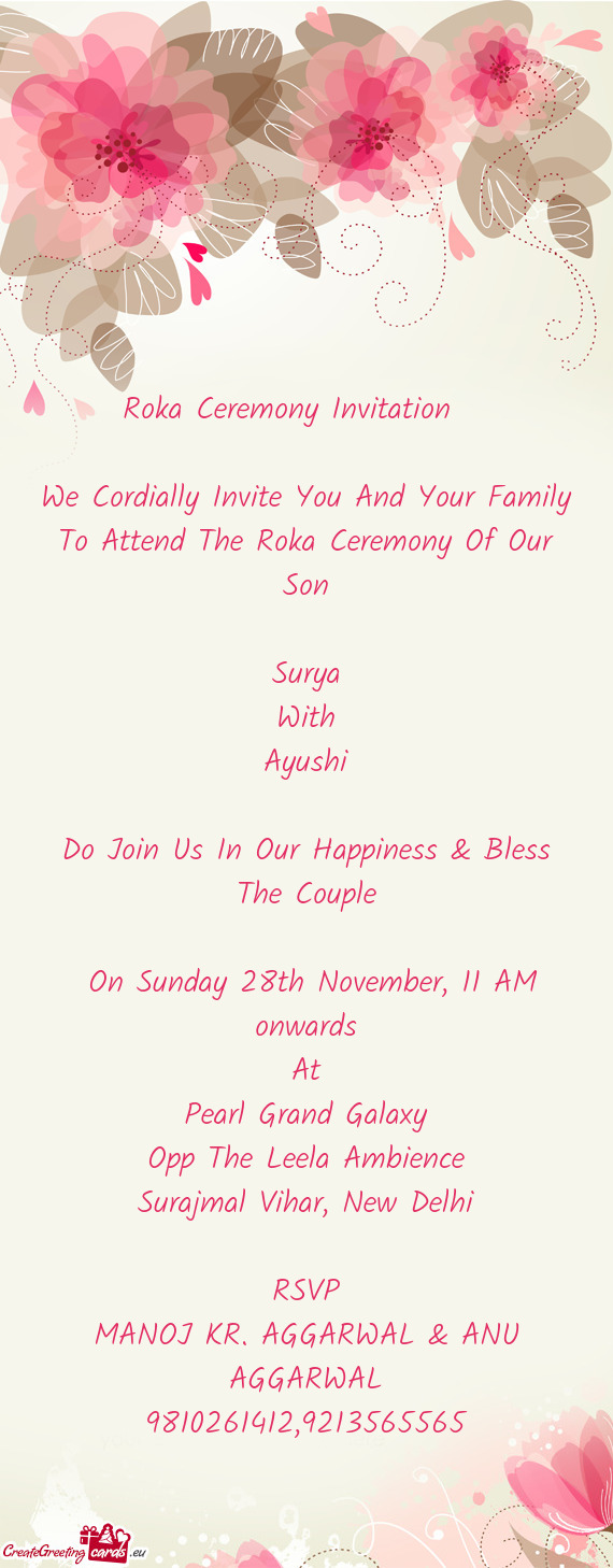 On Sunday 28th November, 11 AM onwards