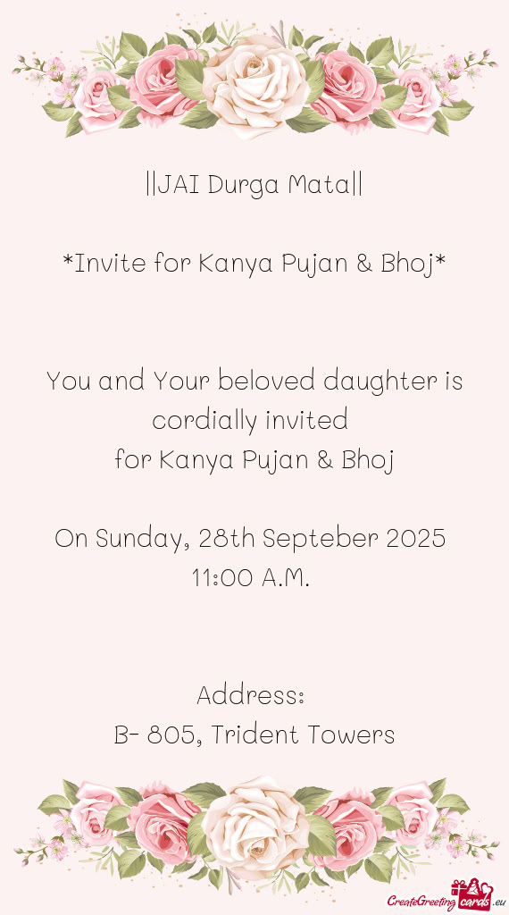 On Sunday, 28th Septeber 2025