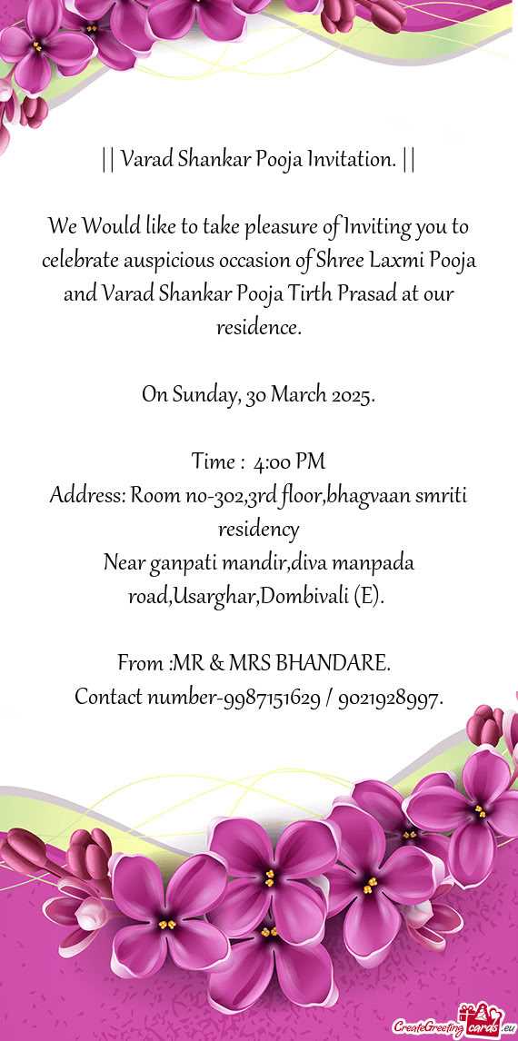 On Sunday, 30 March 2025