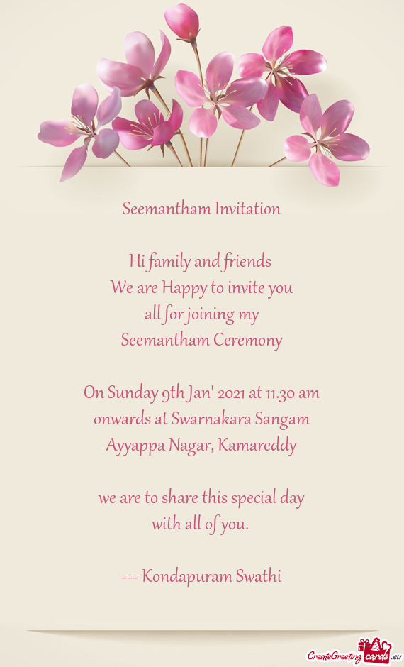 On Sunday 9th Jan