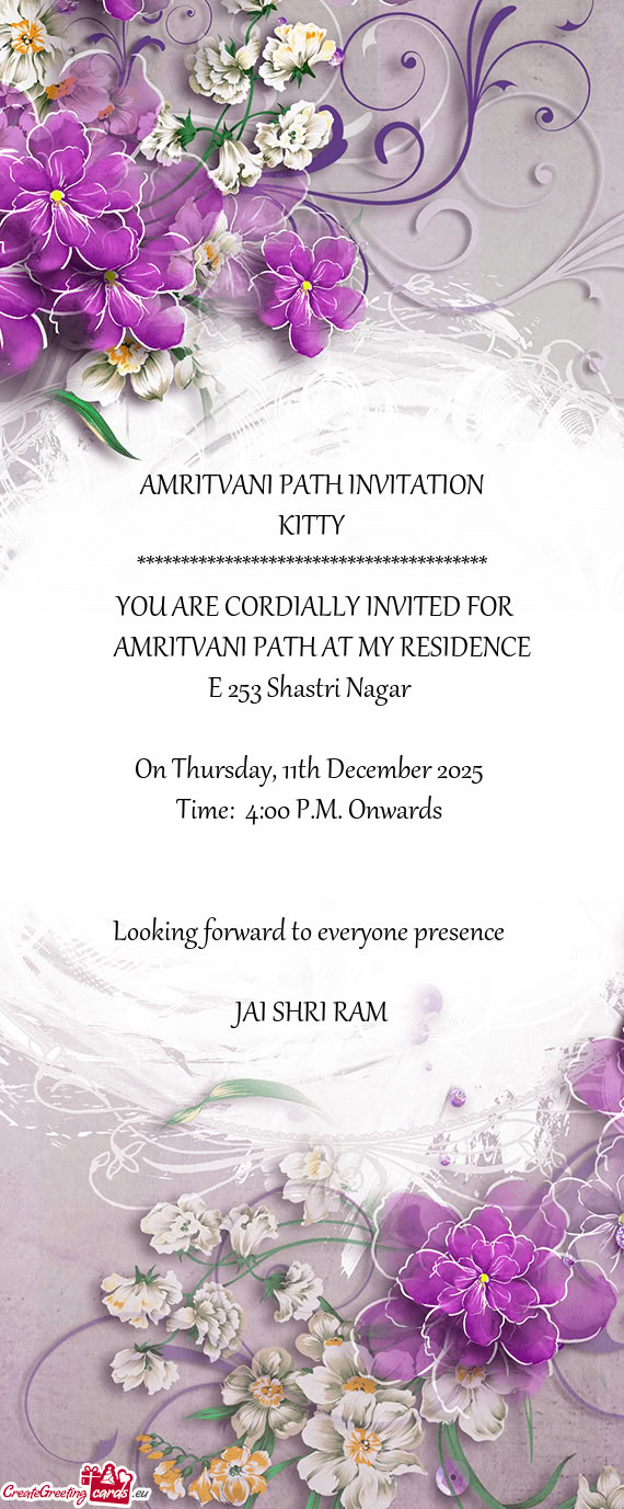 On Thursday, 11th December 2025