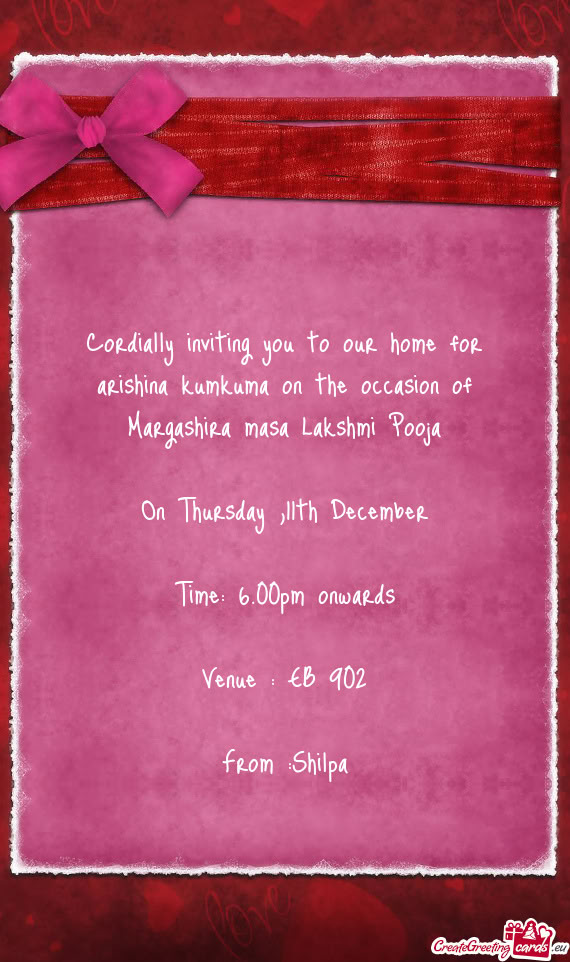 On Thursday ,11th December
