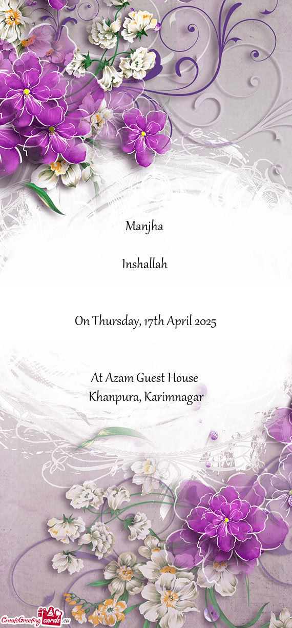 On Thursday, 17th April 2025