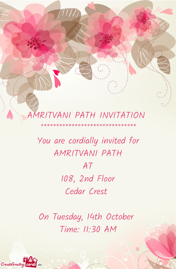 On Tuesday, 14th October