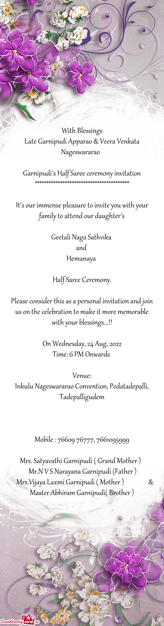 On Wednesday, 24 Aug, 2022