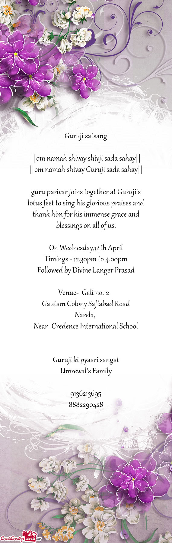 On Wednesday,14th April