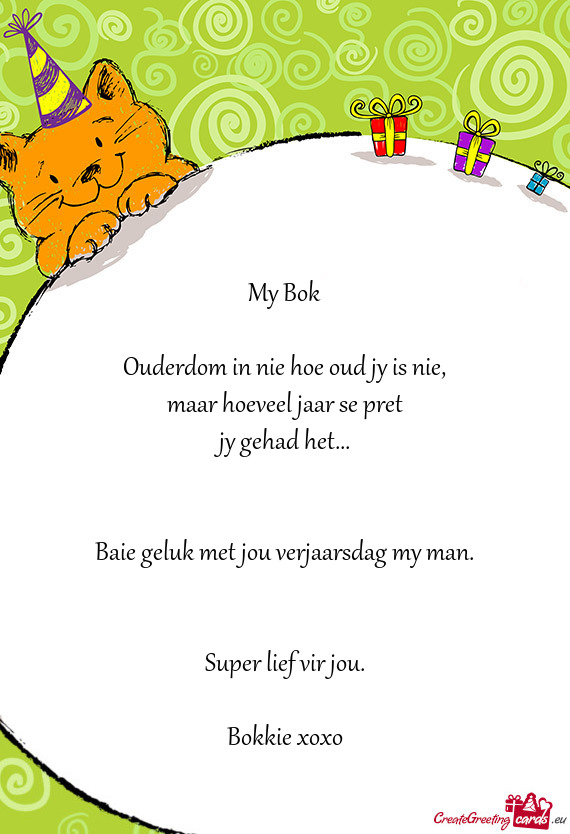 Ouderdom in nie hoe oud jy is nie