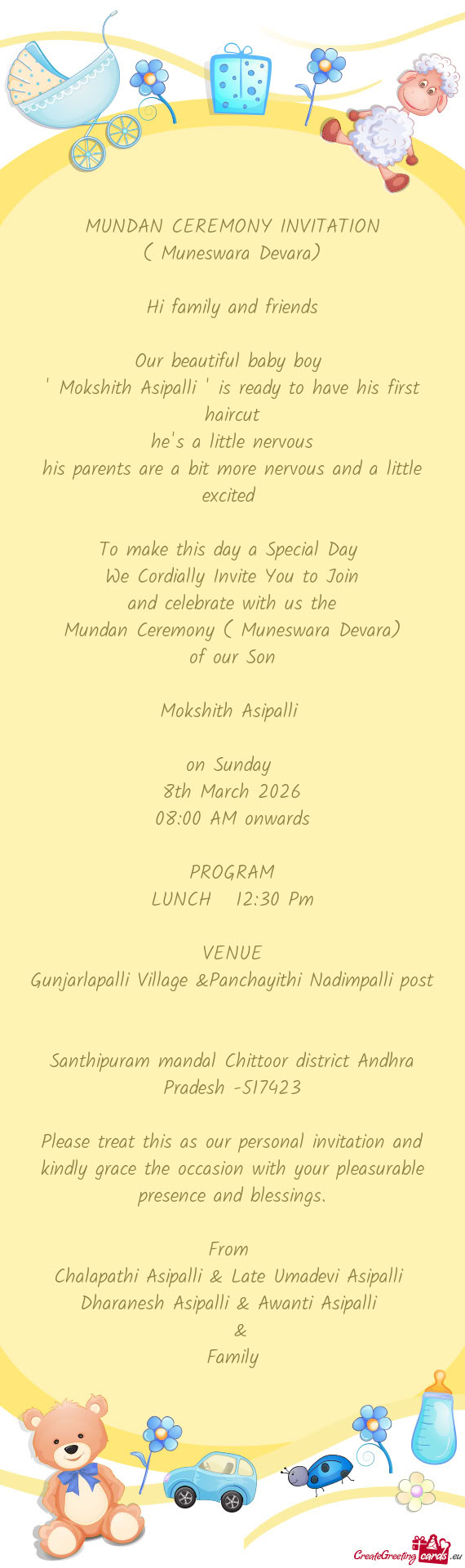 Our beautiful baby boy