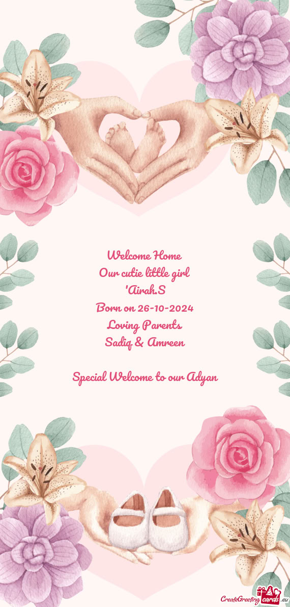 Our cutie little girl