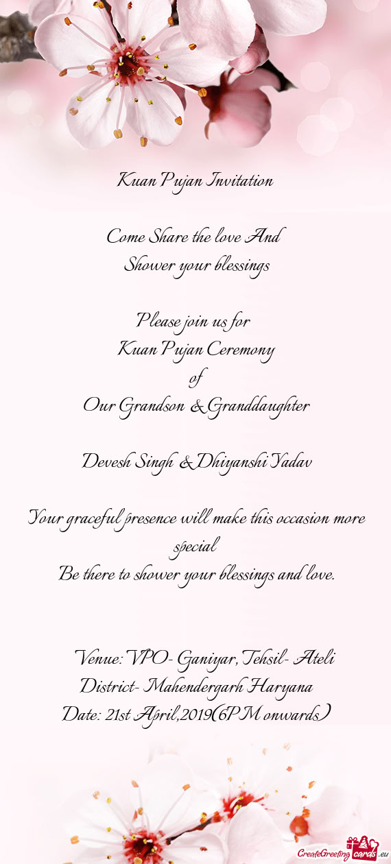 Our Grandson & Granddaughter