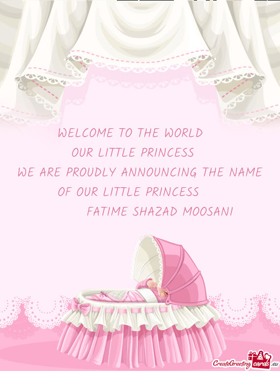 OUR LITTLE PRINCESS 👸