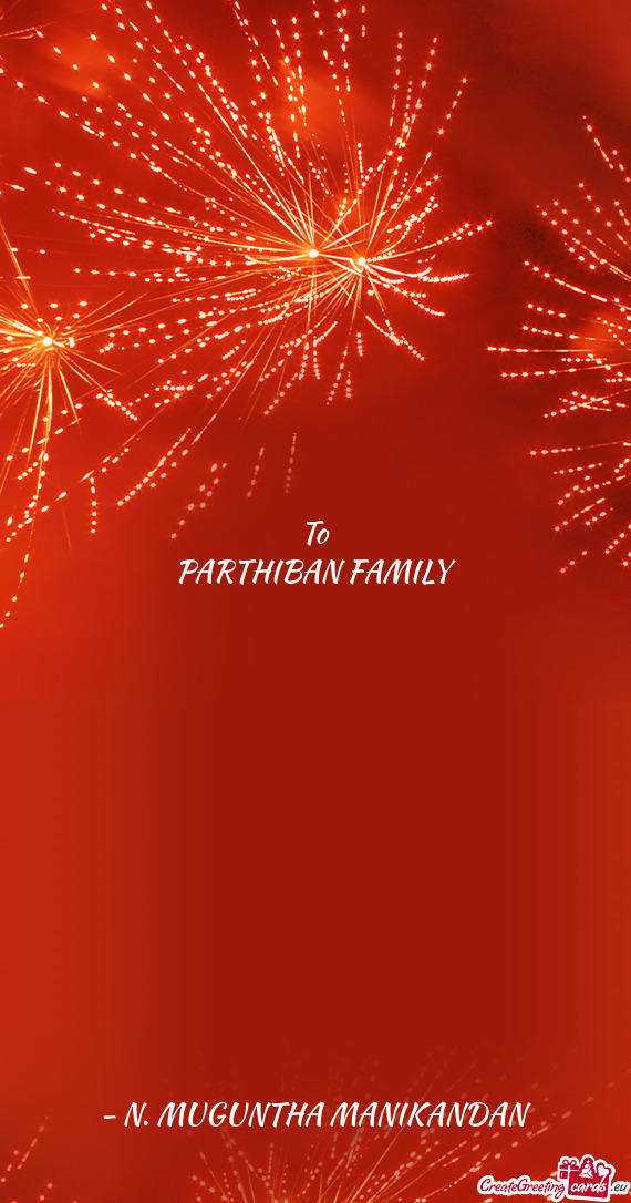 PARTHIBAN FAMILY