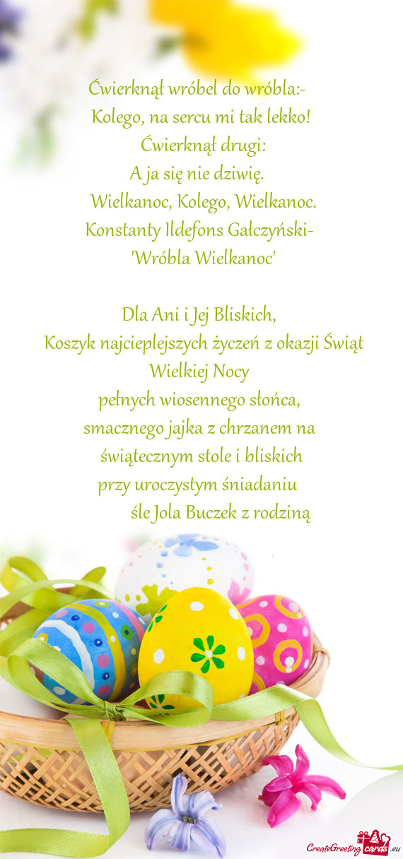 Pełnych wiosennego słońca